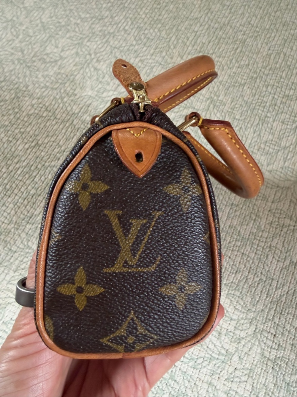 Louis Vuitton Monogram Nano Speedy (Vintage Mini Sac HL Speedy) - Picture 8 of 11